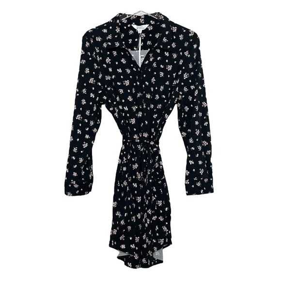 NWT Market & Spruce Floral Shirt Dress Button Down Sz. XLP - Picture 1 of 3